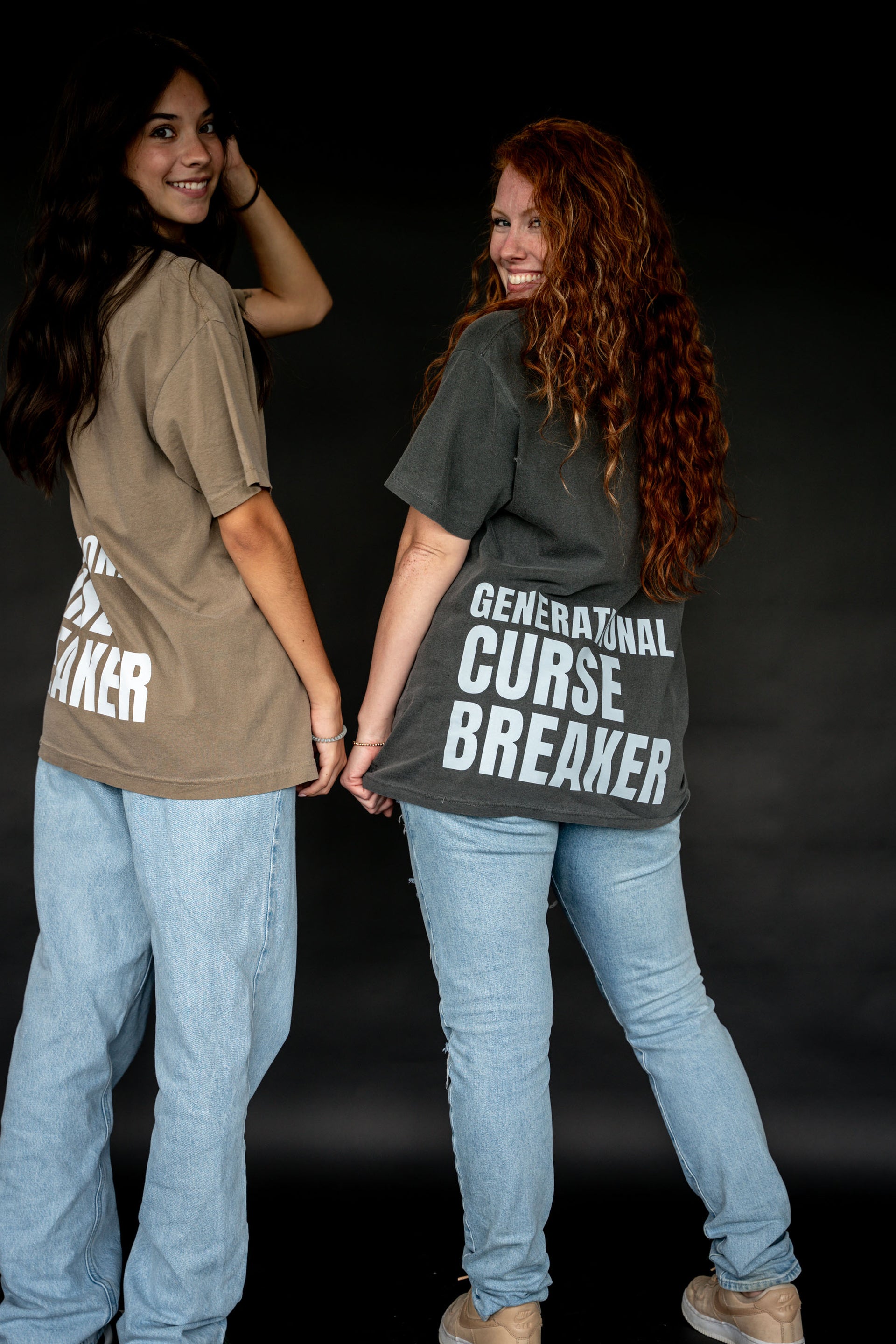 Generational Curse Breaker Bold Print T-Shirt