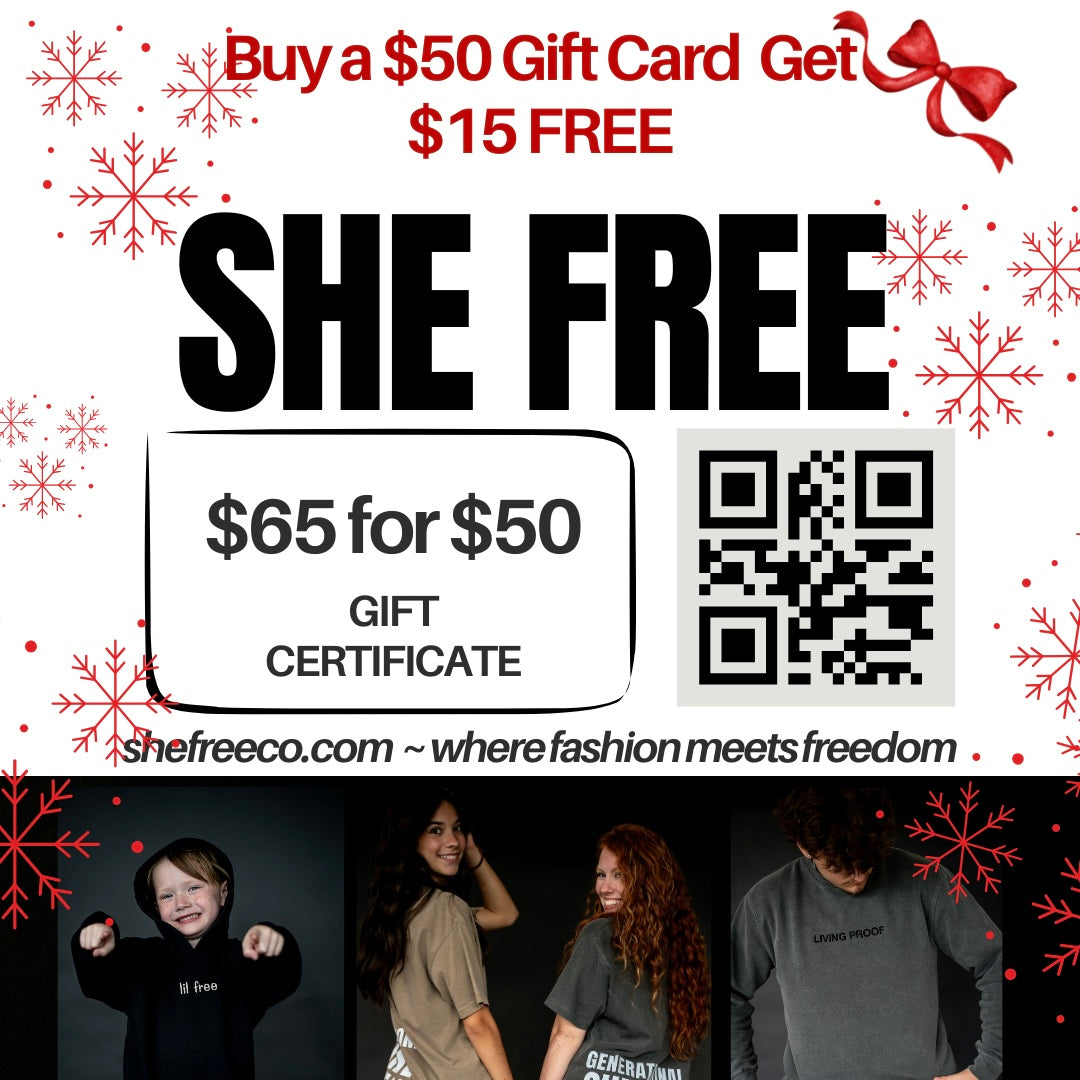 $65 for $50 GIFT CARD